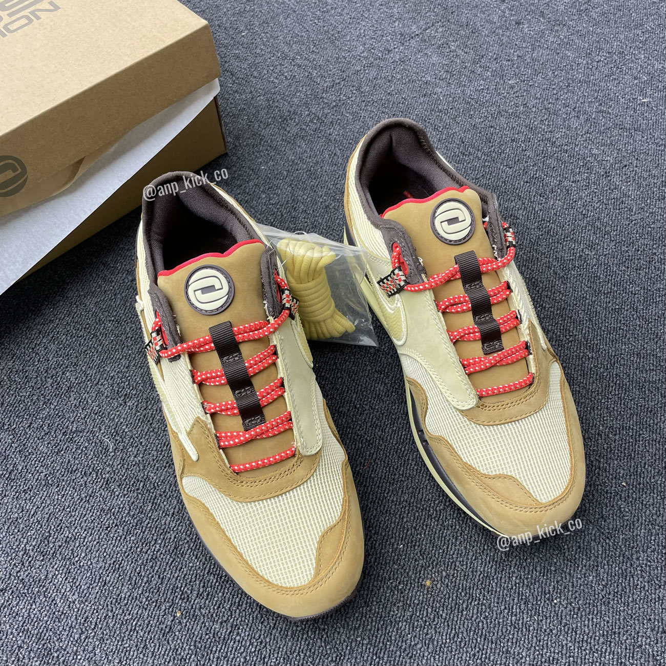 Travis Scott Nike Air Max 1 Wheat Anpkick Do9392 701 (9) - www.newkick.vip